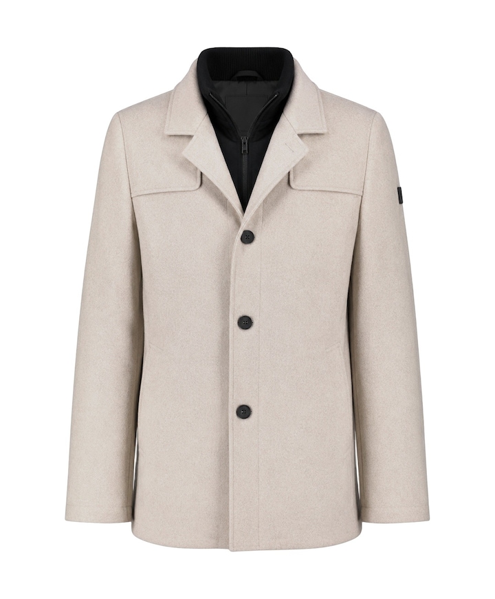 Heren jas beige