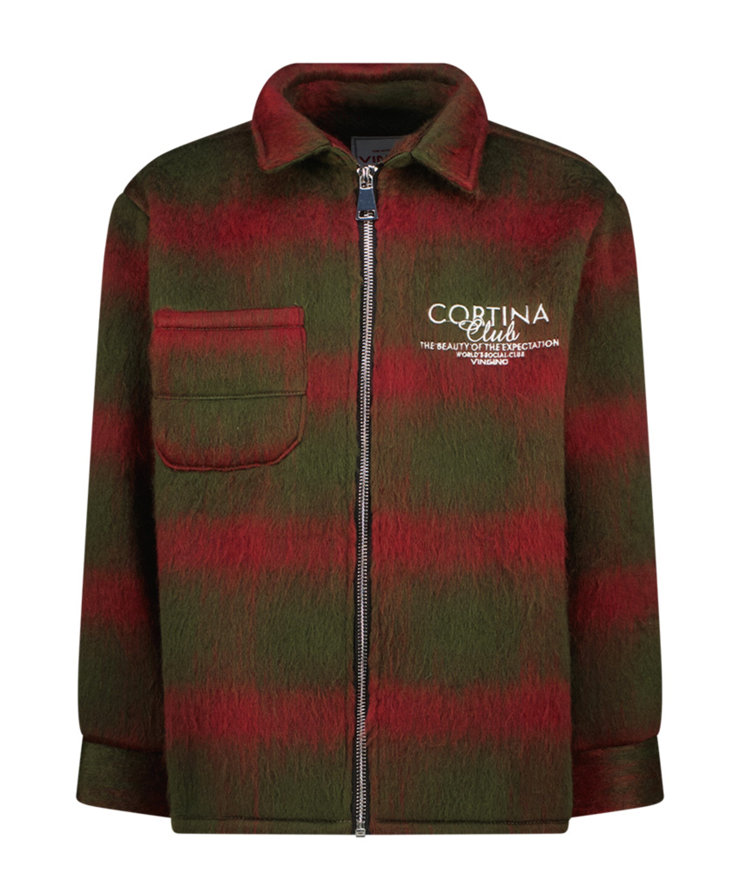 Overhemd lange mouw groen