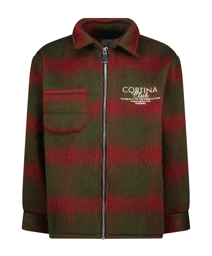 Overhemd lange mouw groen