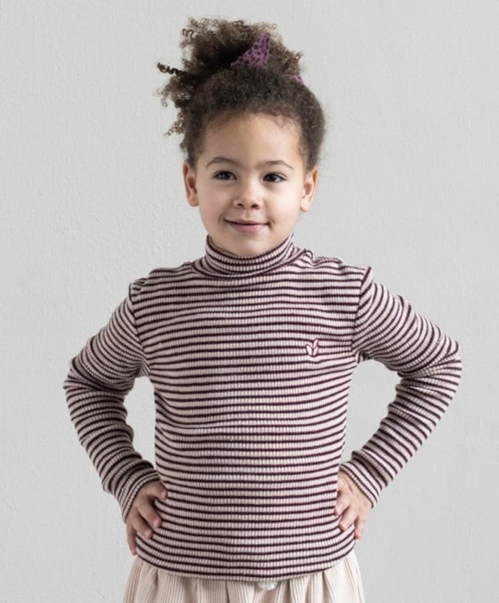 Meisjes longsleeve bordeaux