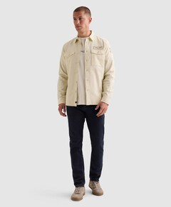 Heren overshirt ecru