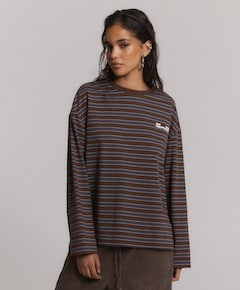 Dames longsleeve bruin