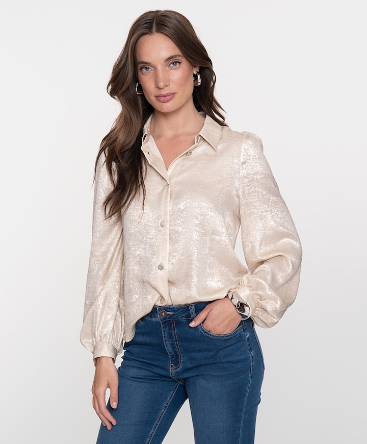 Blouse goud