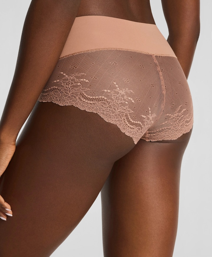 Dames shapewear slip bruin