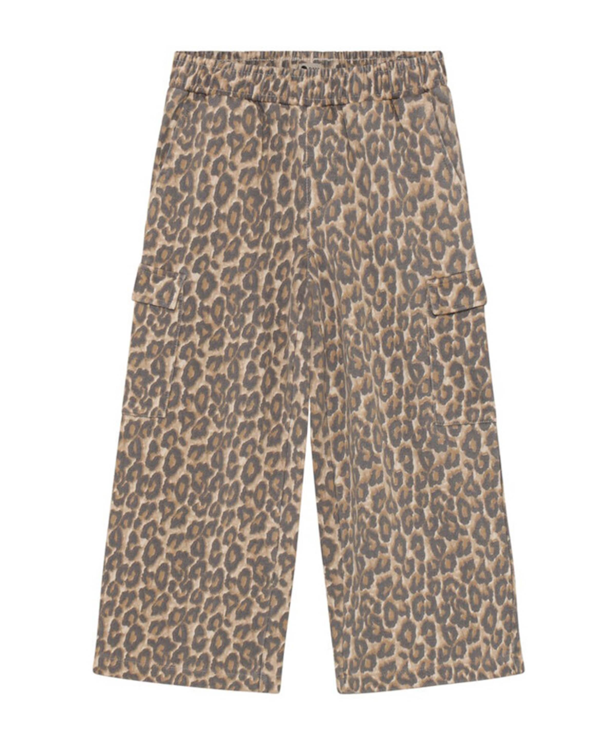 Wide Cargo meisjes broek beige