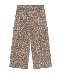 Wide Cargo meisjes broek beige