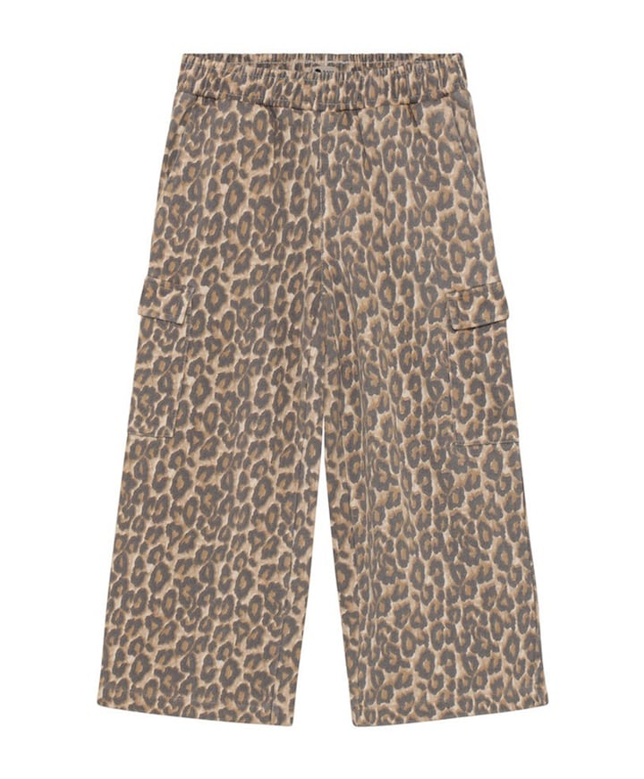 Wide Cargo meisjes broek beige