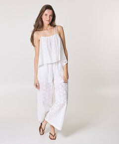 Francesco Pio dames pantalon wit