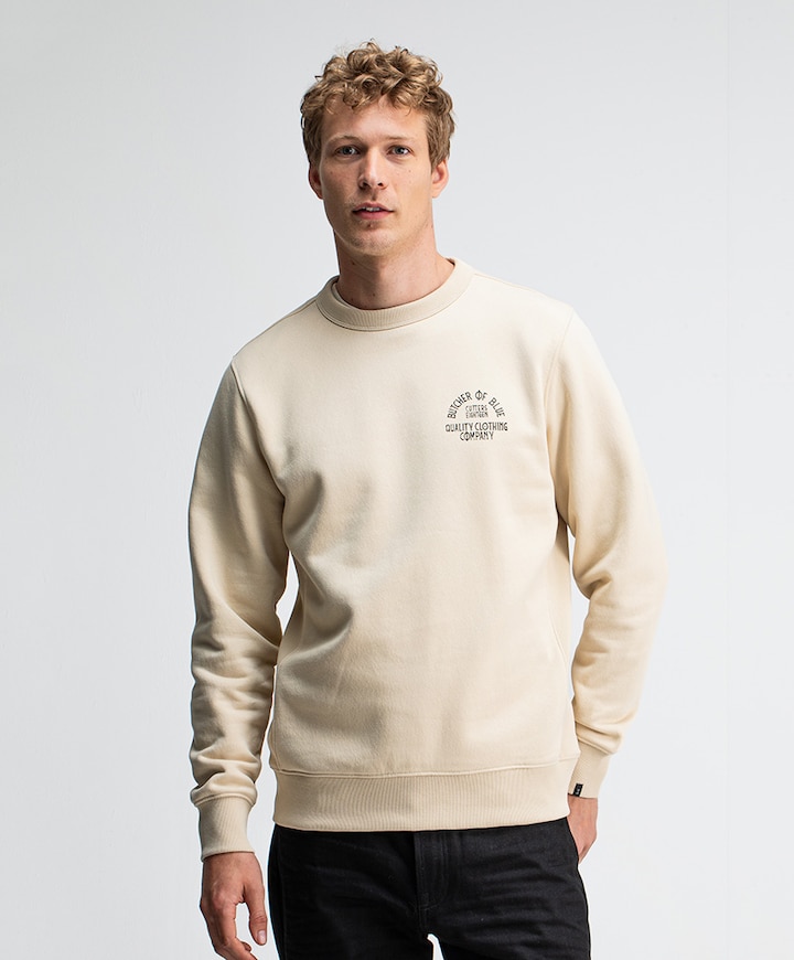 Heren trui beige