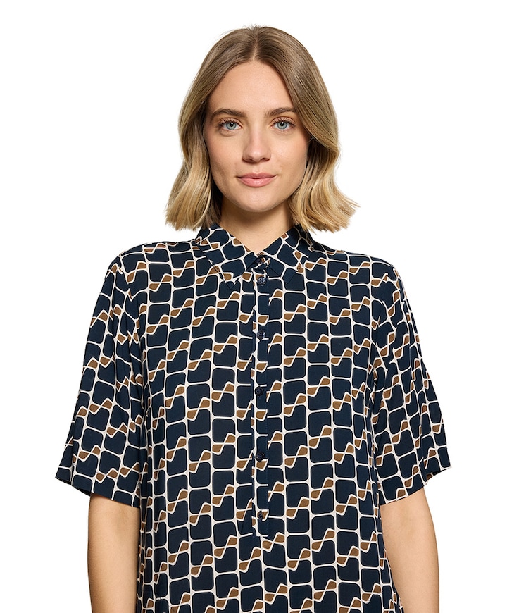 Dames jurk blauw