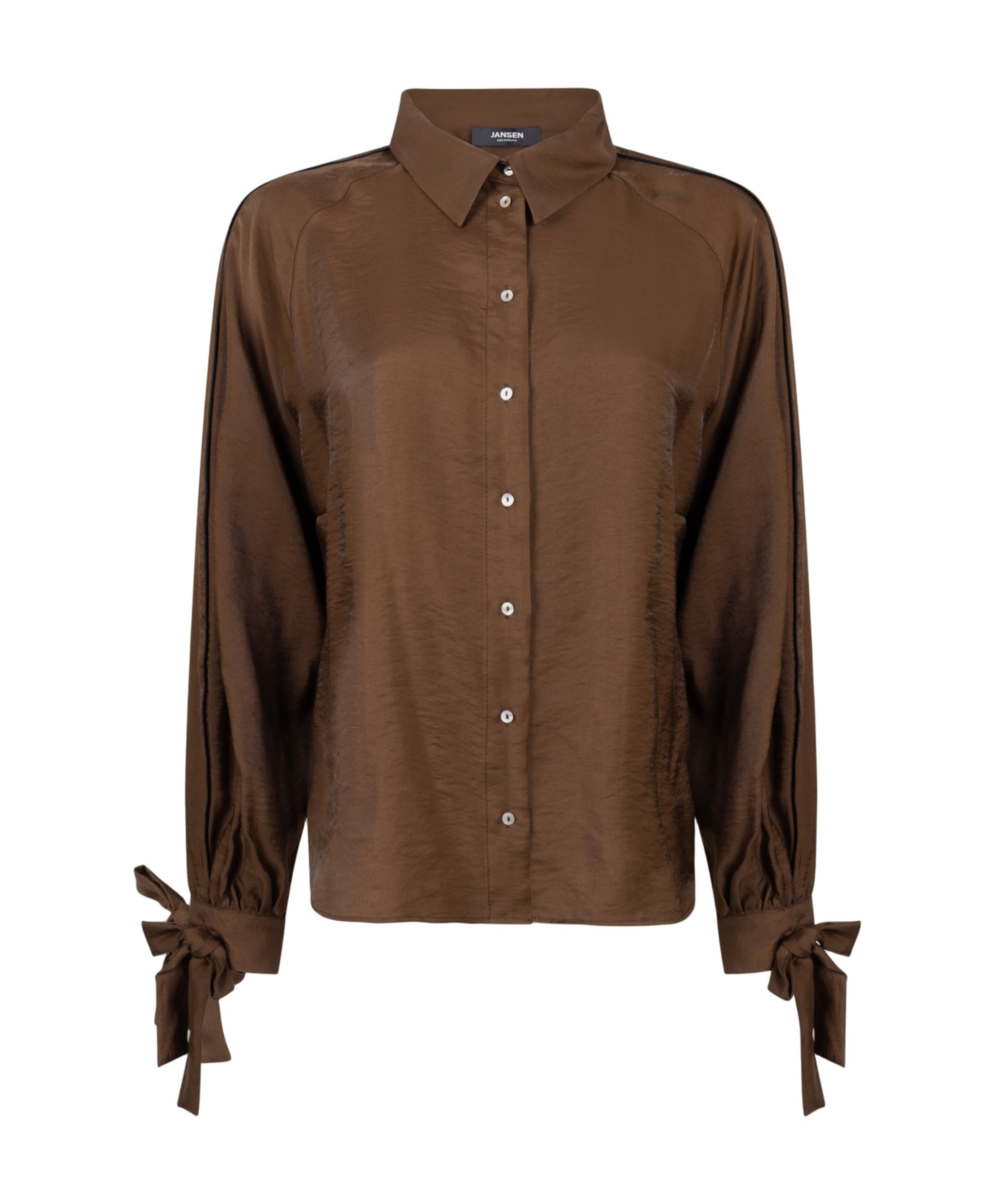 Dames blouse bruin