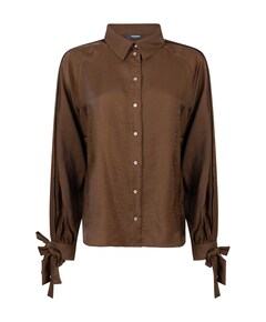 Dames blouse bruin