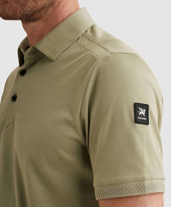 Heren polo groen