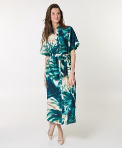 Dames jurk blauw