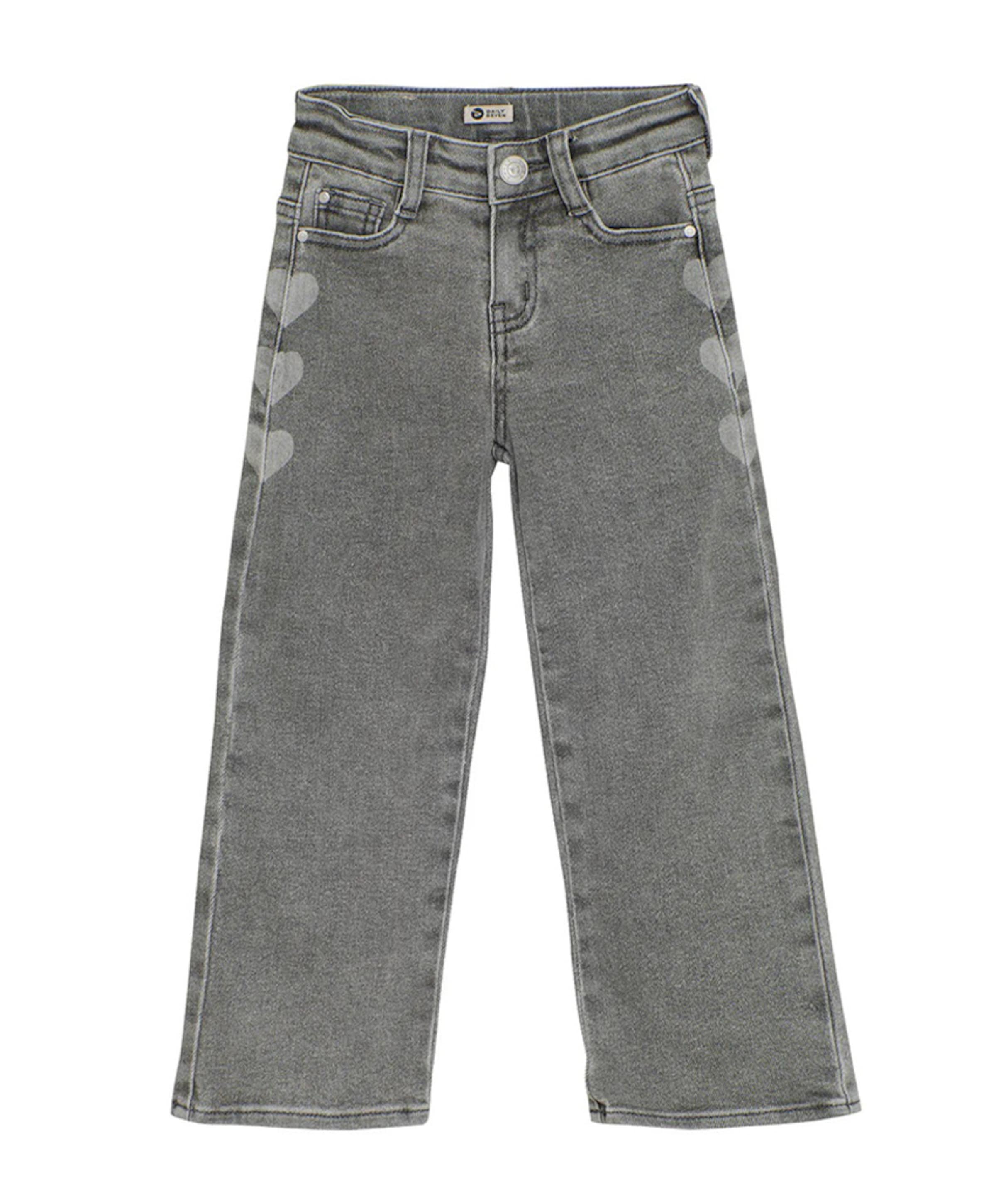 2300 Wide Fit meisjes jeans grijs