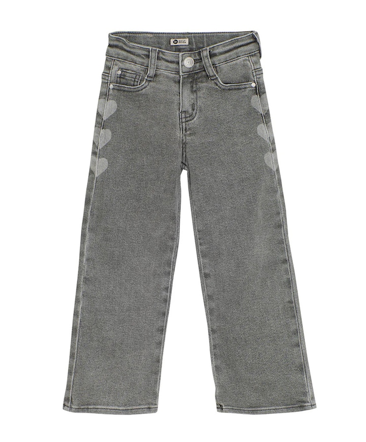 2300 Wide Fit meisjes jeans grijs
