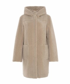 Dames omkeerbare jas beige