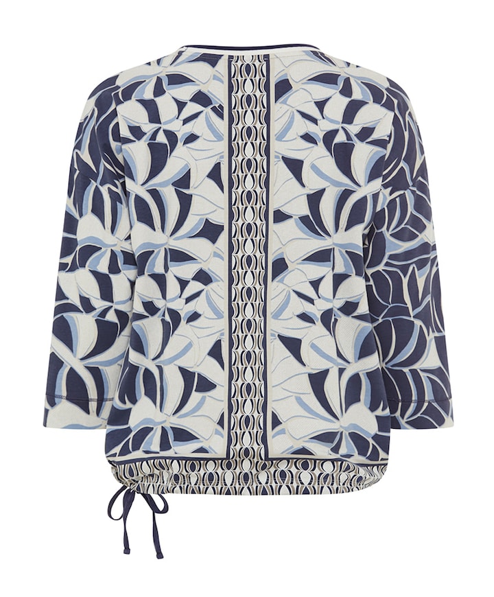 Dames longsleeve blauw