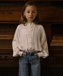 Blouse lange mouw ecru