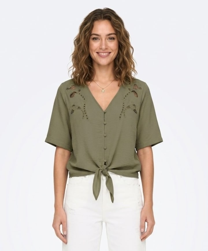 Dames blouse groen