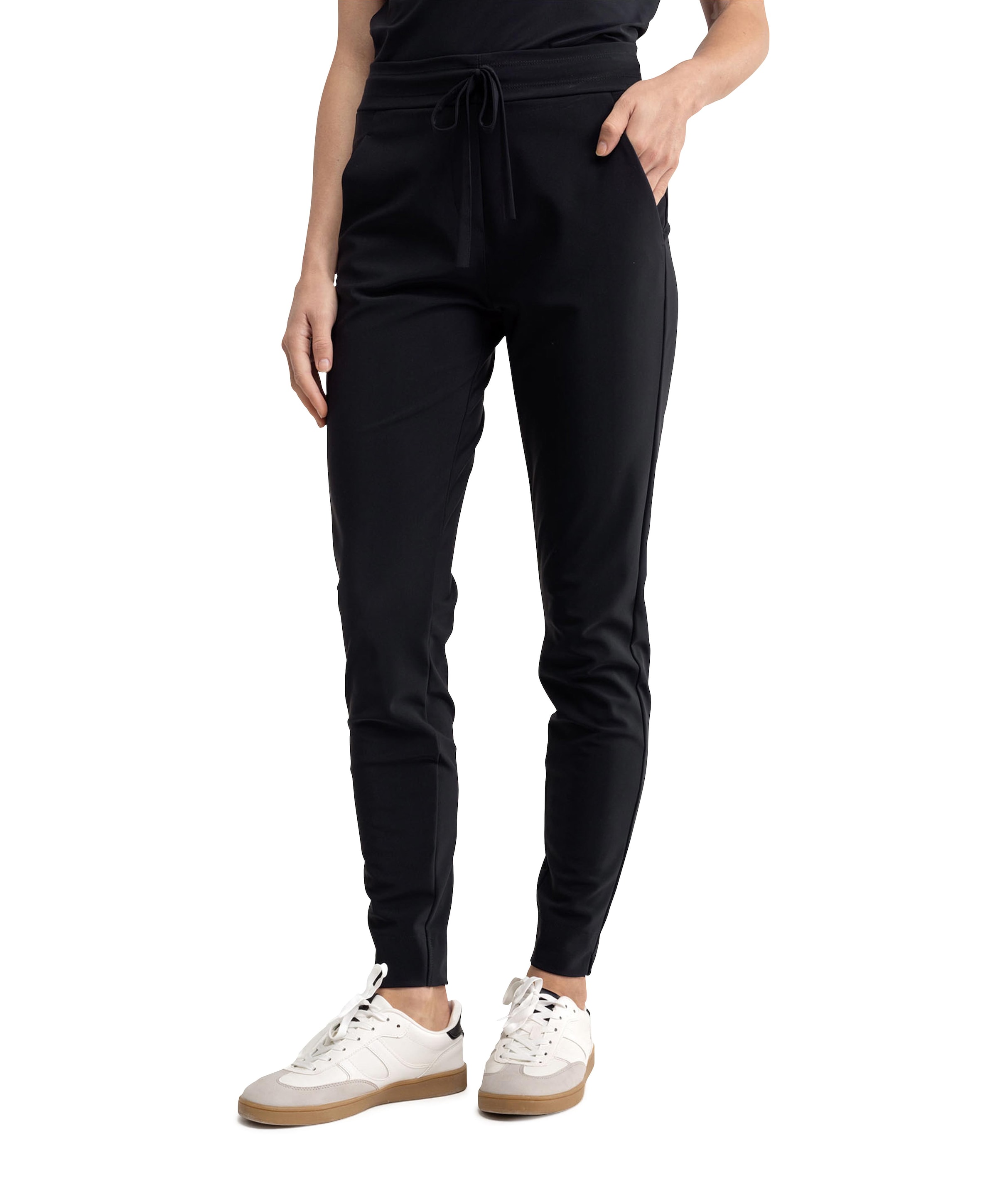 Downstairs bonded trousers zwart