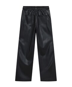 Vegan Leather jongens broek zwart