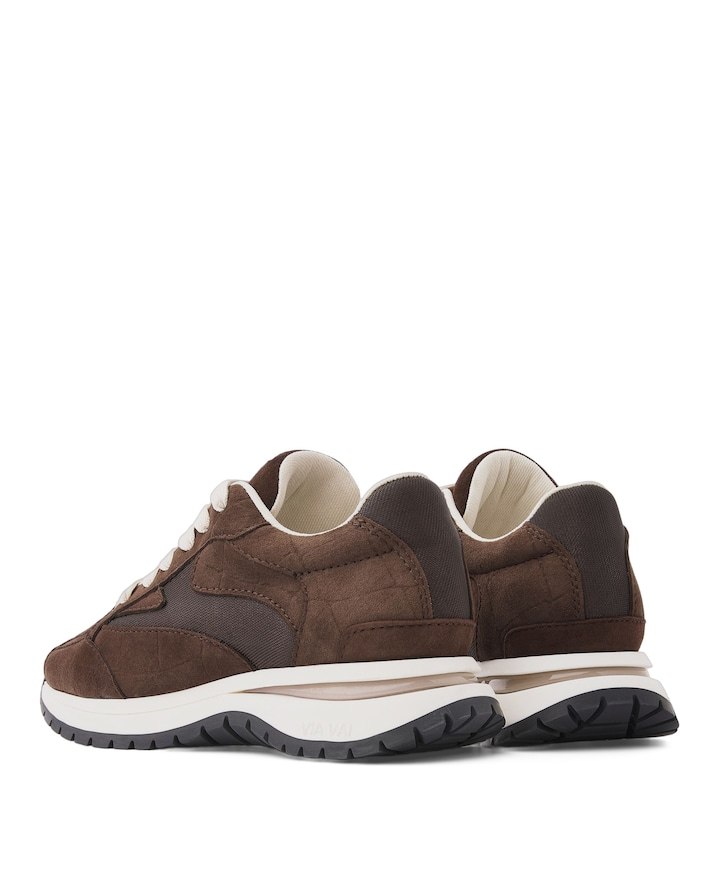 Usher Riggs dames sneakers bruin