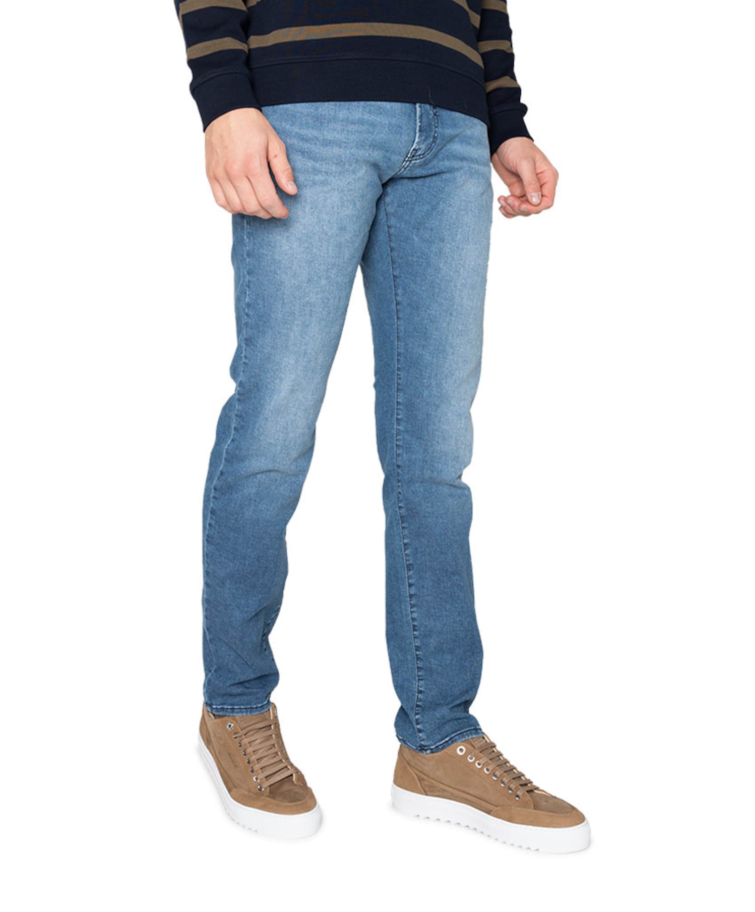 Lyon Tapered heren jeans blauw