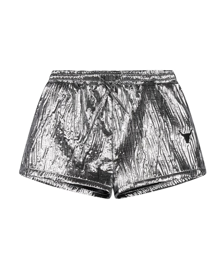 SILVER meisjes korte broek zilver