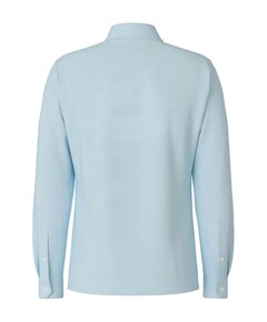 Heren overhemd lange mouw blauw