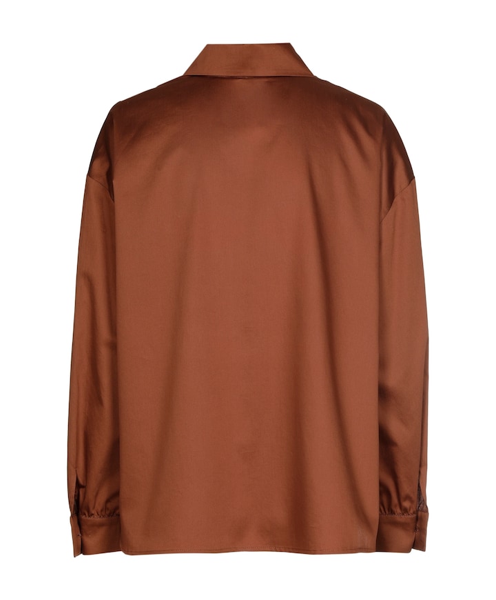 Dames blouse bruin