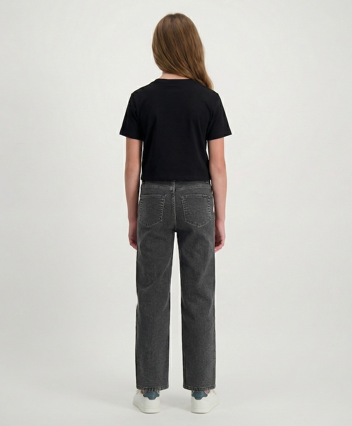 YARA Den. Blue Used jeans zwart