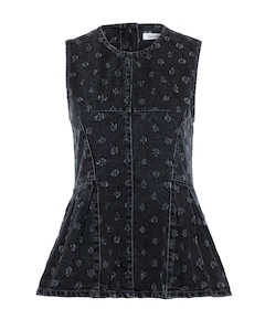 Dames top grijs