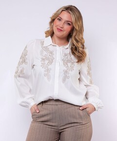 Dames blouse ecru