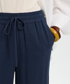 SLFVIVA-GULIA MW LONG LINEN NO dames broek blauw