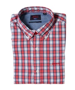 Overhemd lange mouw rood