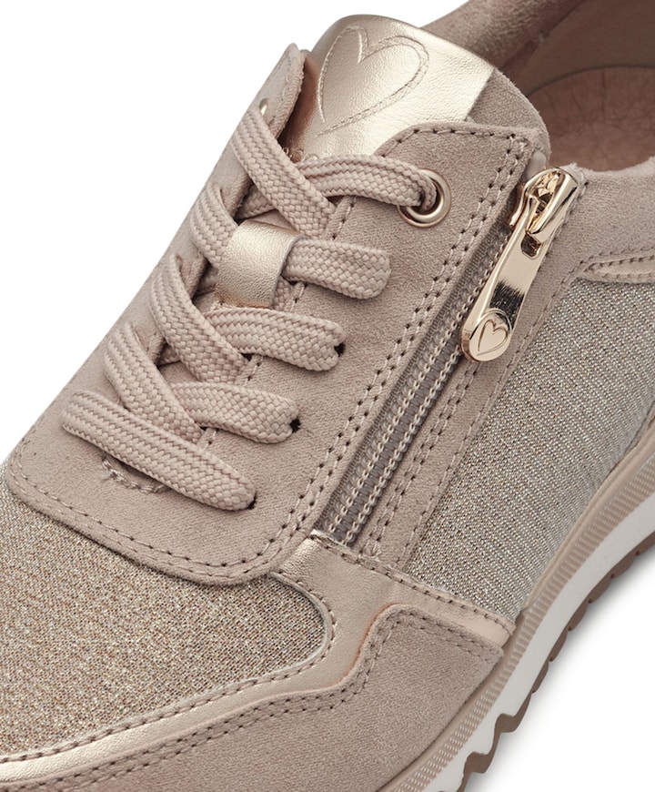 Women Lace-up dames sneakers beige