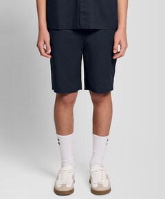 Linen blend short jongens korte broek blauw