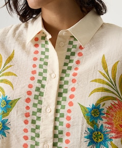 Dames blouse ecru