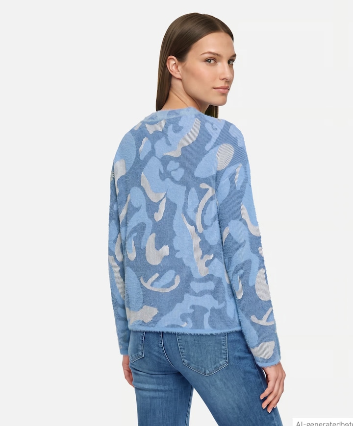 Dames trui blauw