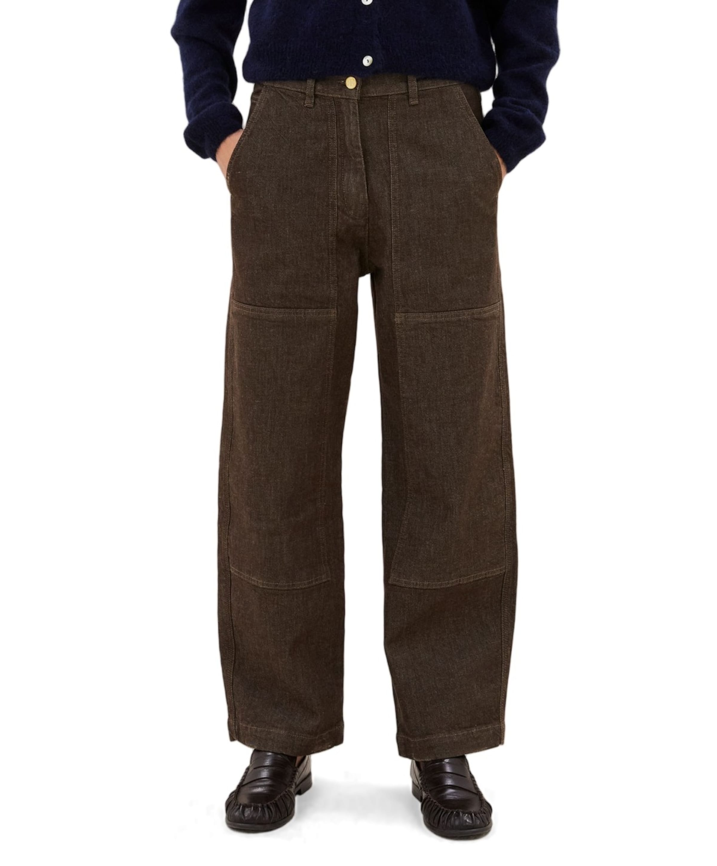jenna worker dames jeans bruin