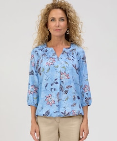 Dames blouse blauw