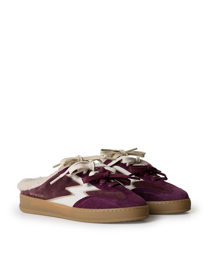 CLUB MULE PATCHWORK dames clogs bordeaux