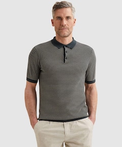 Heren polo blauw