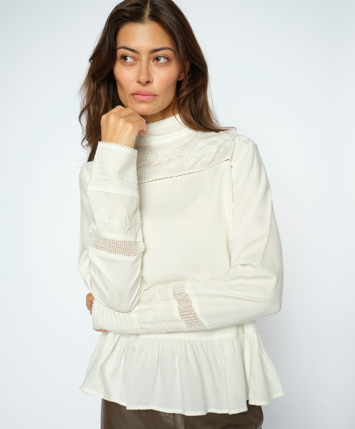 Dames blouse ecru