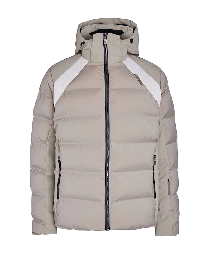 Heren ski-jas beige