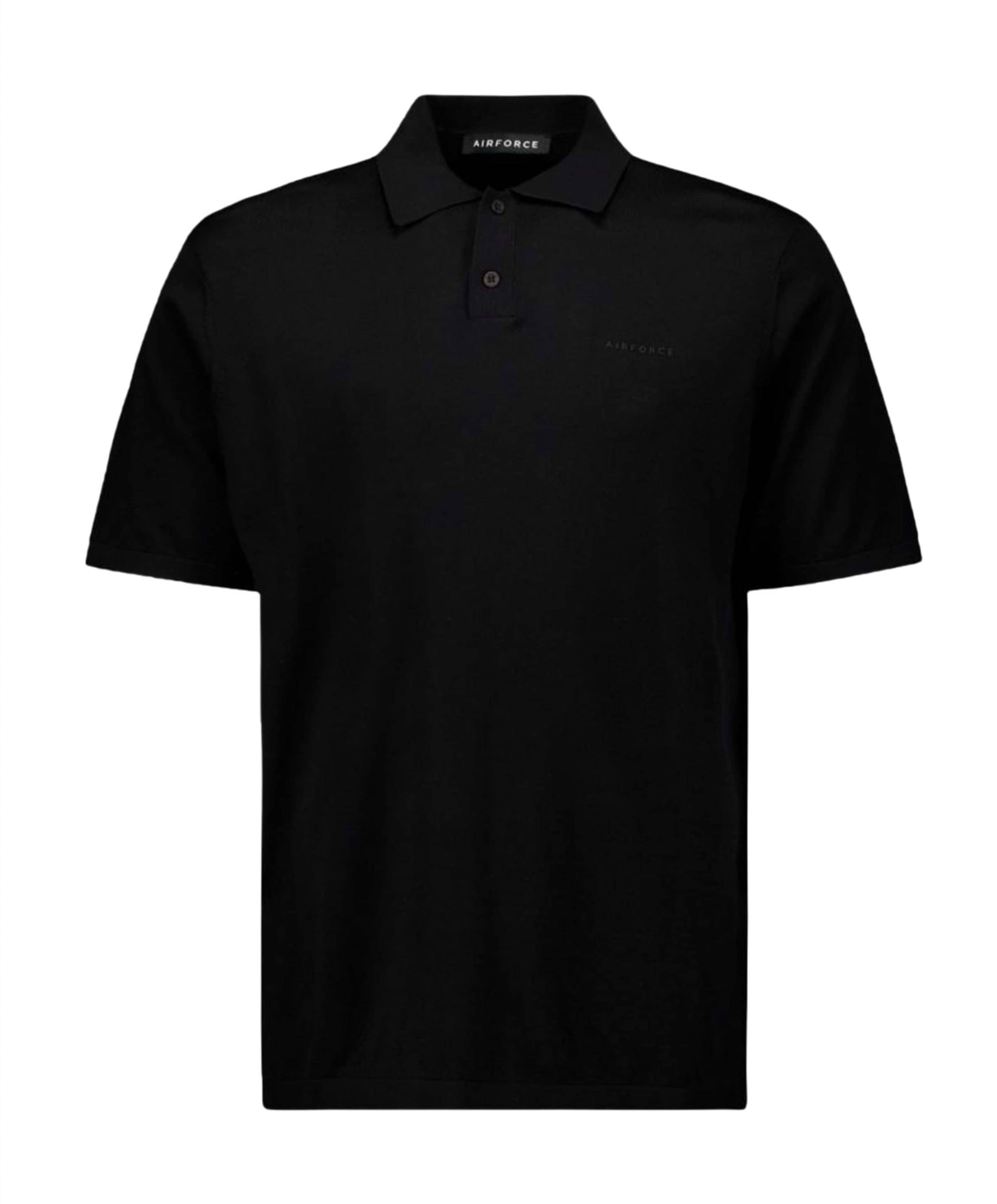 Heren polo zwart