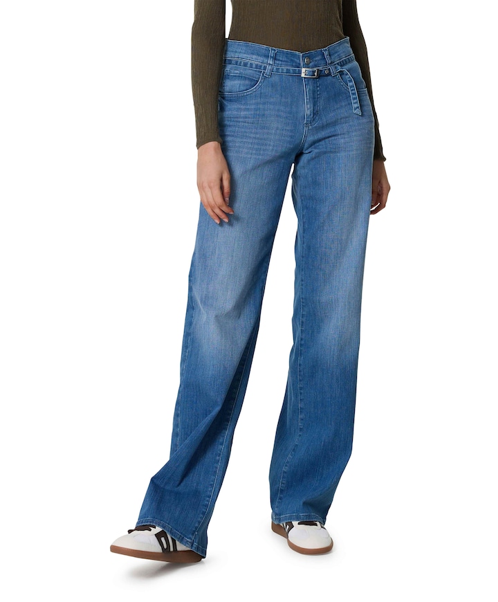 LIZ BELT dames jeans blauw