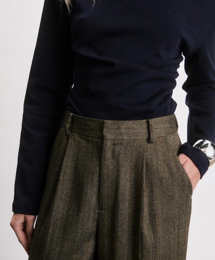 Zander dames pantalon groen