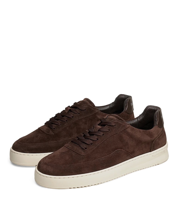 Mondo Suede heren sneakers bruin